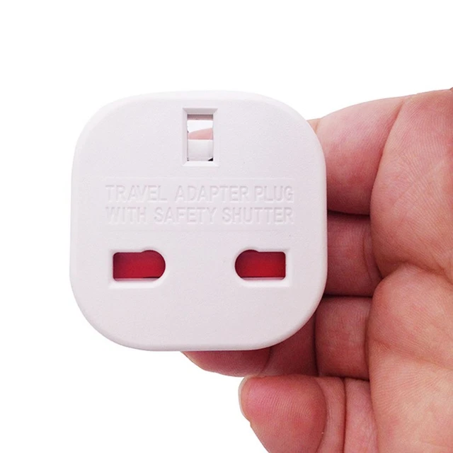 Wall Socket UK to EU Converter Outlet Connector Travel Adapter Socket Plug 2