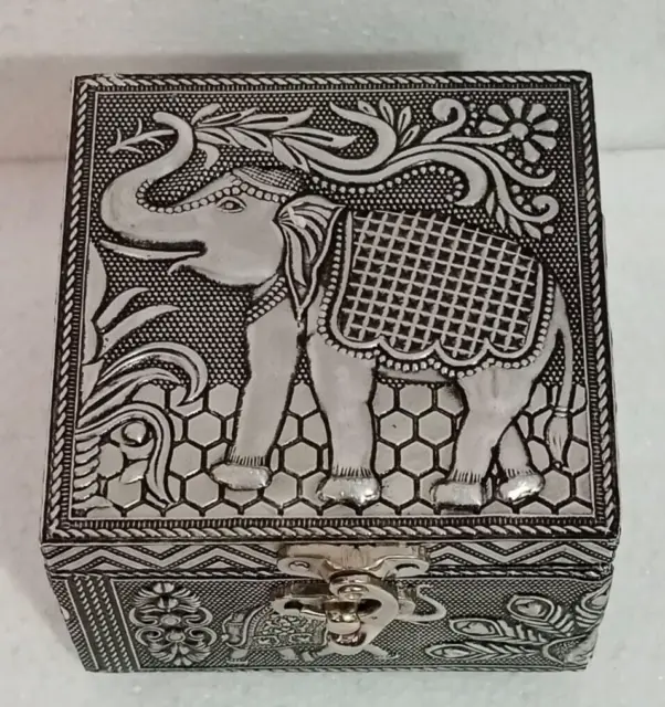 Caja de almacenamiento con diseño de elefante, Organizador de joyas para...