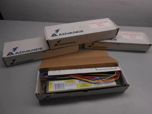 QTY 4 Advance RELB2S40SC AmbiStar Rapid Start Electronic Ballast 120v NIB NEW