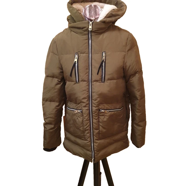 Puffer Zara Wool Jacket Womens Zara Long Jackets WOOL BLEND COAT