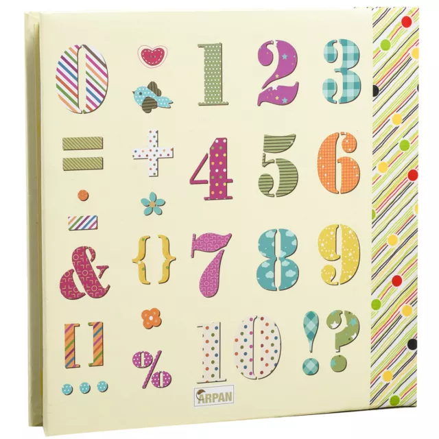 Baby Alphabet/Number Photo Album Holds 200 Photos 4'' x 6"-Ideal Gift CL-6822 2