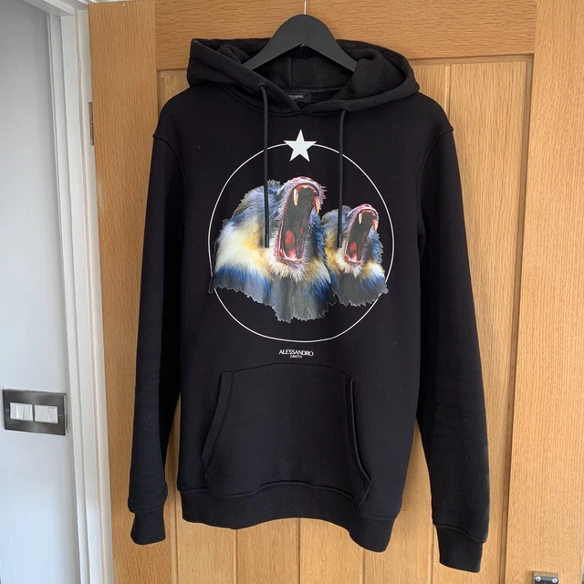 ALESSANDRO ZAVETTI BLACK Ape Hoodie Size Medium (Givenchy