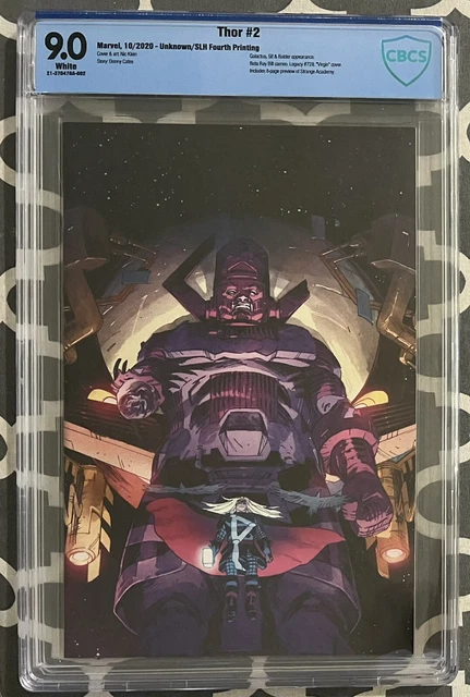 Thor #2  1st Appearance of Strange Academy in Preview  4th Print CBCS 9.0