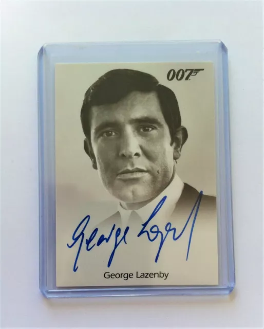 James Bond Archives Final George Lazenby as James Bond Full Bleed Autograph Card 3