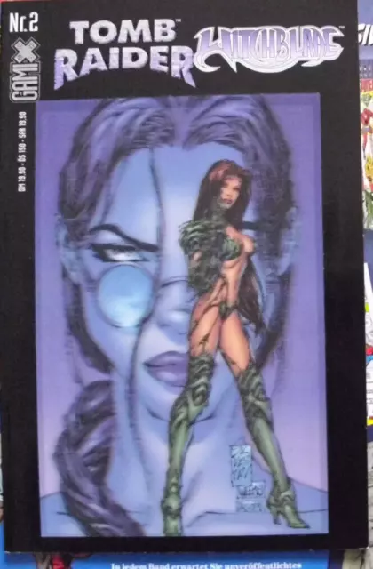 2- Tomb Raider / Witchblade (Buchhandels-Ausgabe, Cover-Version A) Z1+