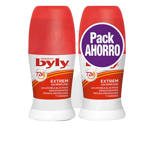 Hygiène Byly unisex Lot déodorant EXTREM 72H ROLL-ON