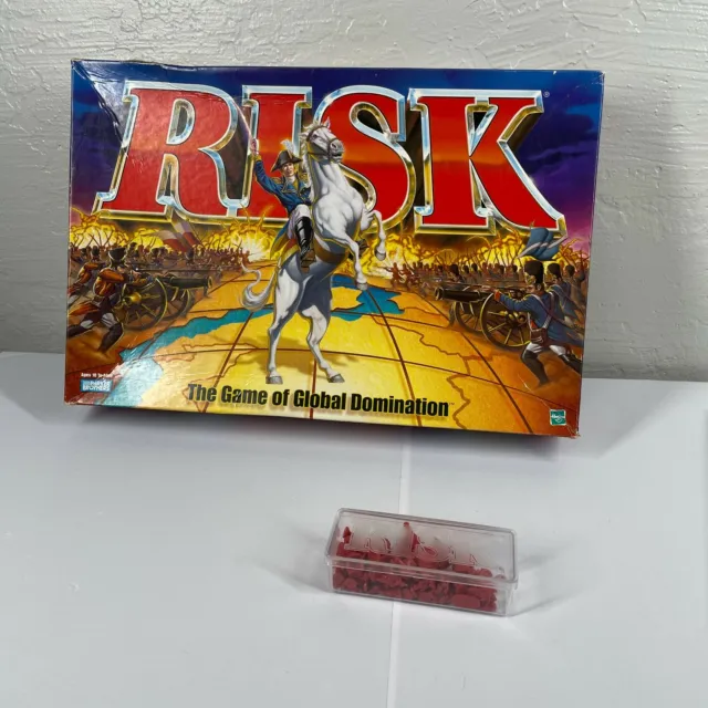 RISK Board Game of Global Domination Parker Brothers Strategy Parts Army Red