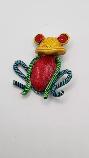 Hollycraft Frog Pin