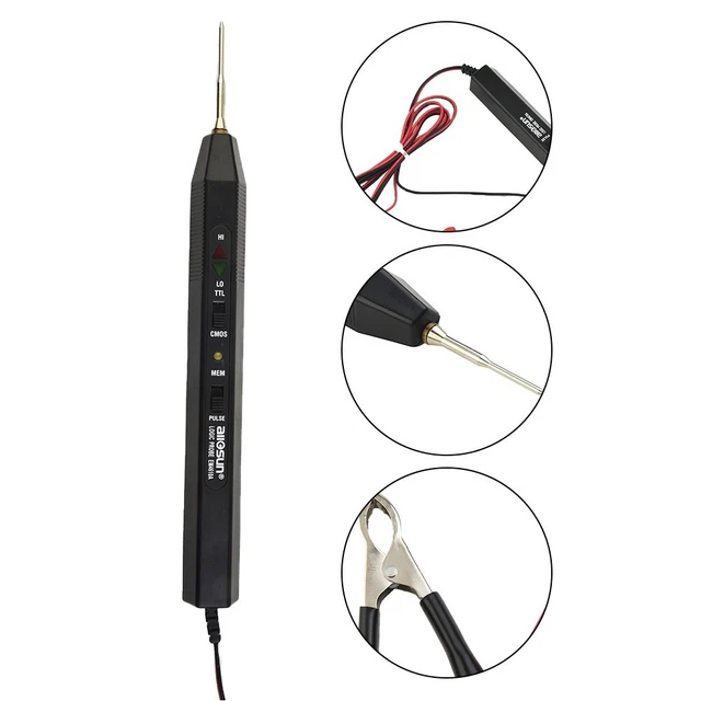 Digital Circuit Tester with Color coded LED Indicators and Audio Buzzer