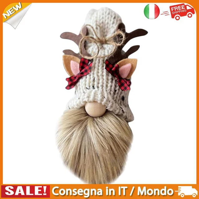 IT Gnomes Plush Rudolph Faceless Doll Figurines Home Decoration Ornaments (B)