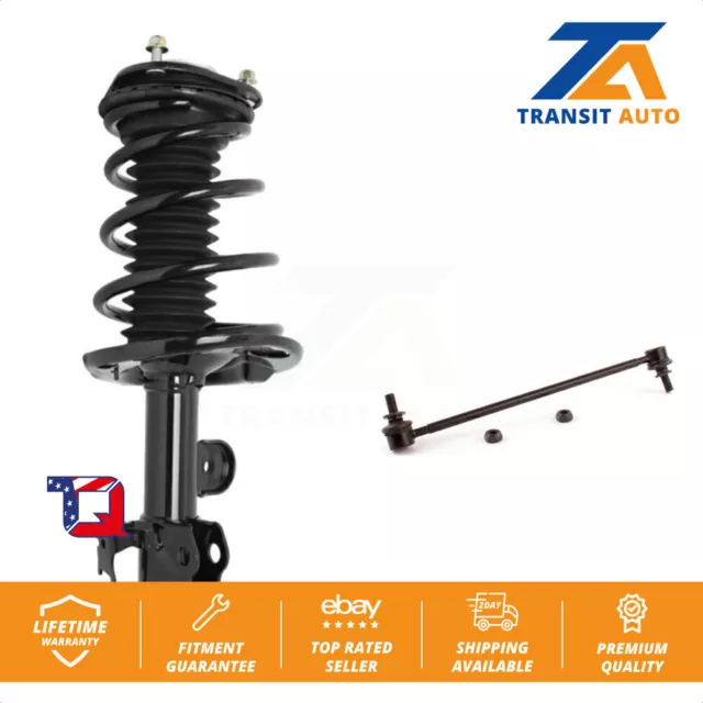 Front Right Complete Shock Assembly And TOR Link Kit For Toyota Prius V Scion tC