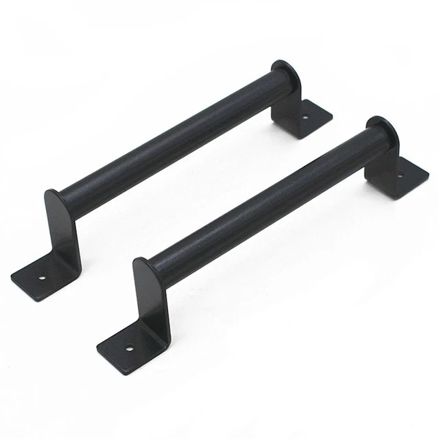 Poignée de porte intérieure contemporaine surface noire mate fiable et solide