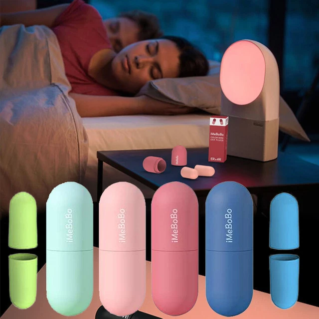Soundproof Noise Cancelling Sleeping Care Ear Plugs Capsule Earpl (