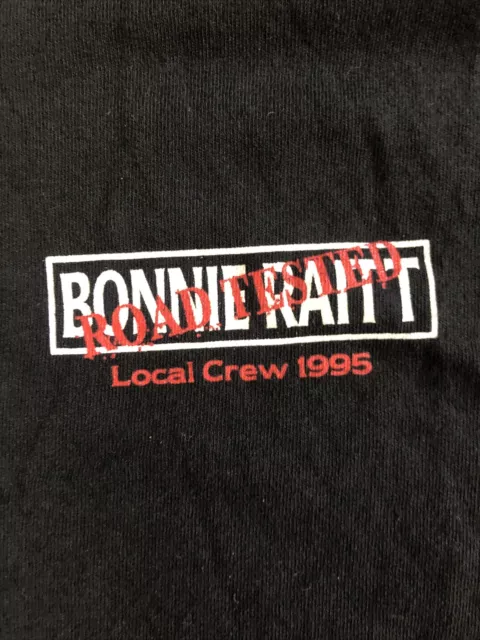 Vintage Bonnie Raitt Road Tested 1995 Tour  Concert T-Shirt 2