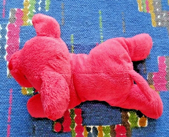 Nb/ Doudou Peluche Chien Rouge Allonge Couche 20 Cm Tbe