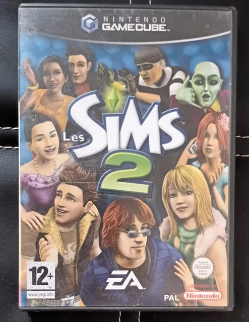 Jeu Nintendo GameCube Les Sims 2 PAL FR Très Bon Etat Avec Manuel