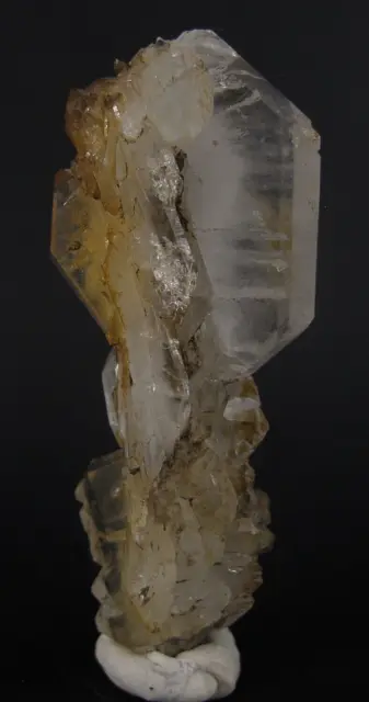 Espécimen de cristal de cuarzo feden de arco iris terminado natural de...