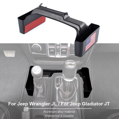 US Flag Center Console Gear Shift Storage Box Tray for Jeep Wrangler JL JT 2018+