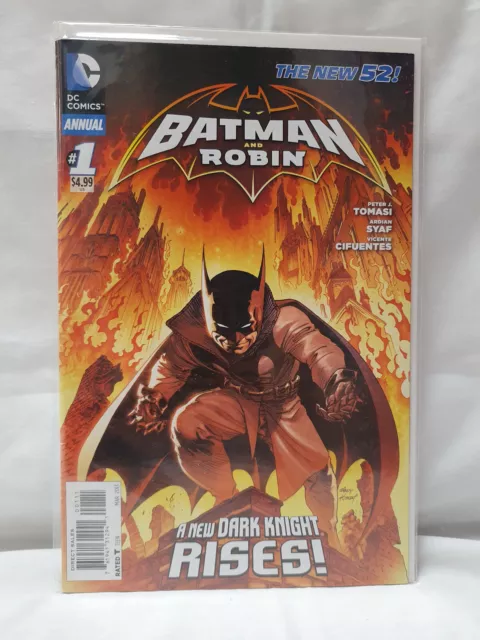 Batman et Robin Annuel #1 VF+ 1er Imprimer DC Comics 2013 [CC]