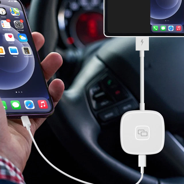 Adaptateur Miroir Ecran Voiture LIMTULA - AIBox Transmission Temps Réel Pour Navigation Et Jeux