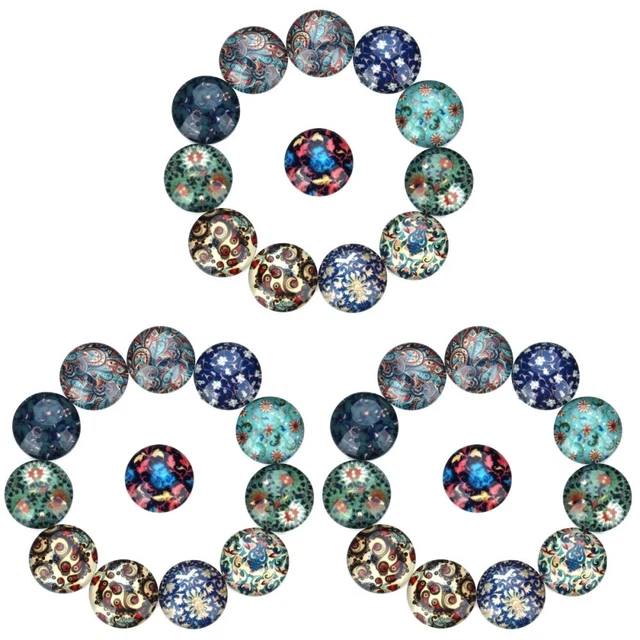 3x Schmuck, Die Entdeckungen Schmuck, Die Entdeckungen Foto Flatback-Edelstein