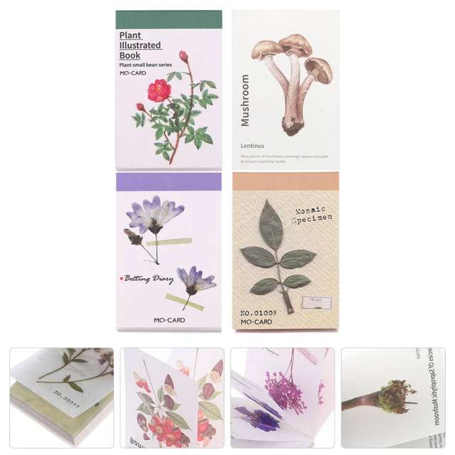 4 Sets DIY note pad Dekorative Papiere Sammelalbum Handwerk Seite Journal Materi