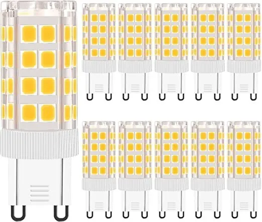 G9 LED Birne 5W Kapsel Licht ersetzen Halogen warmweiß Energiesparende 10er Pack