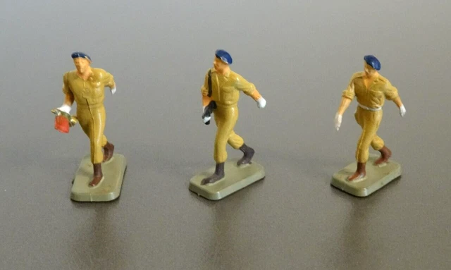 Figurine STARLUX Parachutiste Cymbales Défilé 1:32 - Soldat Français Vintage Occasion