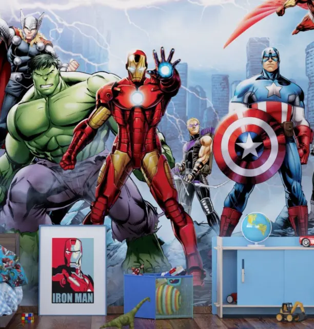 Marvel gift idea photo WALLPAPER 5x2.8m huge wall mural Thor