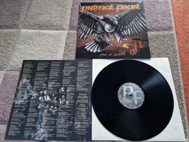 Primal Fear "Jaws Of Death" Lp  Rare Original 1999 German  Release Ex/Ex