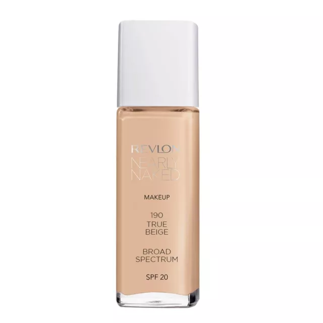 Revlon Nearly Naked Make-Up Foundation – 30ml Flasche