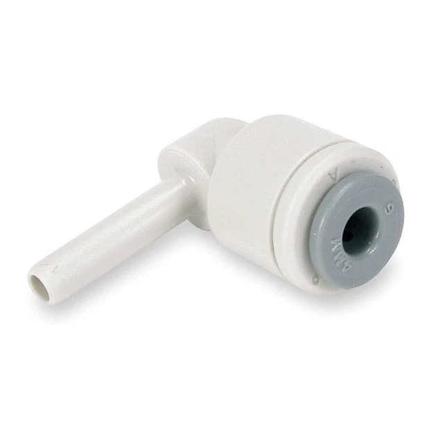 John Guest® PI480822S Rigid Elbow, 1/4 In, Tube ODxNPTF, Acetal - View #2