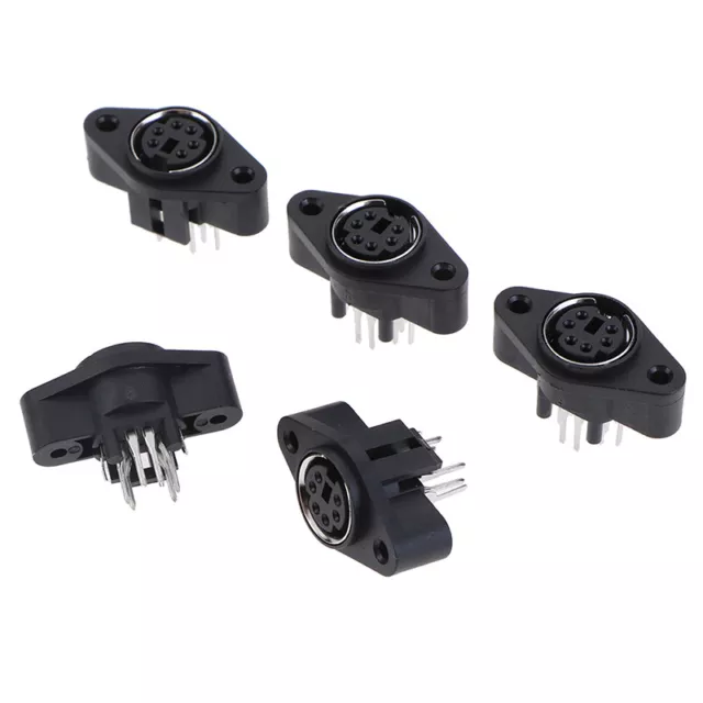 5PCS MDC/S Terminal Socket DIN Jack Connector  Mini PS2 6Pin 6P So.zy