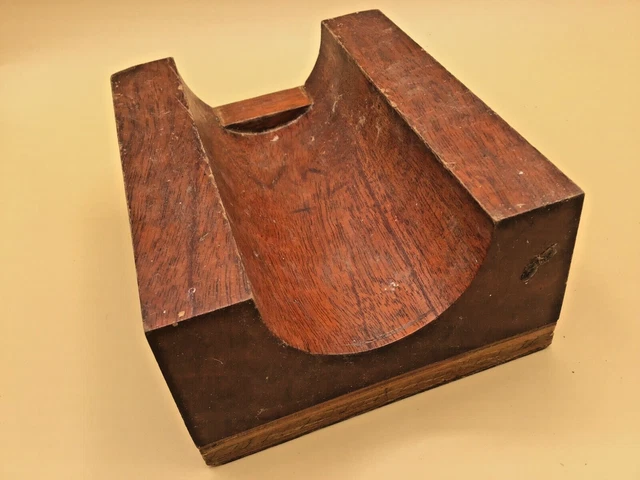 Antique Wood Mold Foundry Pattern Industrial steampunk sand cast circular part