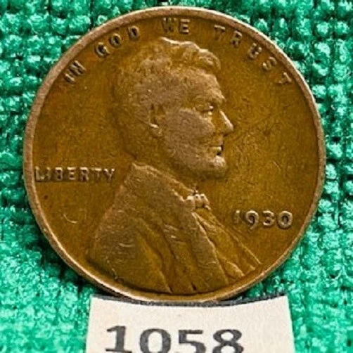 1930-P Lincoln Wheat Cent (VF) Excellent Detail!