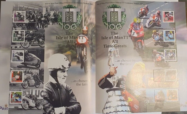 Isle Of Man Mi-Nr. 1333-1342 A Postfrisch 100 Jahre Tourist-Trophy 2007 Din A3