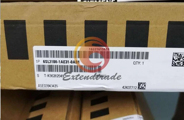 1PCS Siemens 6SL3100-1AE31-0AB1 6SL3 100-1AE31-0AB1 Leistungsmodul Brandneu