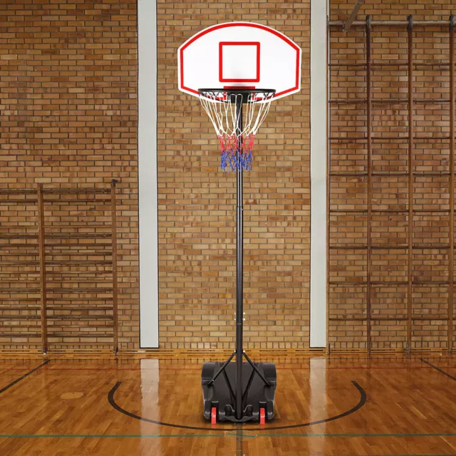Basketballkorb Basketballständer Board Basketball Korb mit Ständer Brett 228cm