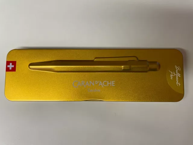 Caran d’Ache Kugelschreiber 849 gold mit Etui