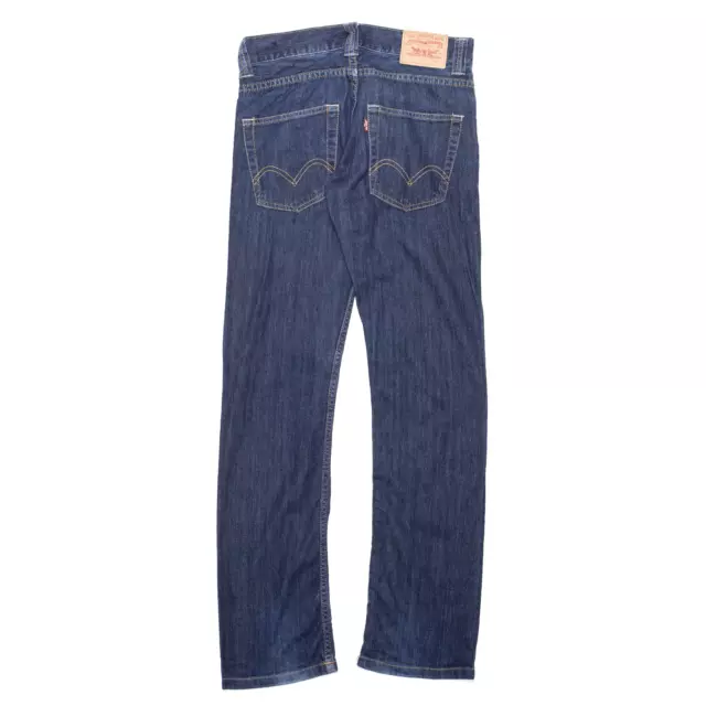 Jeans dritti Levi's Ragazzi Rosso Tab Blu Denim Slim W27 L29 3