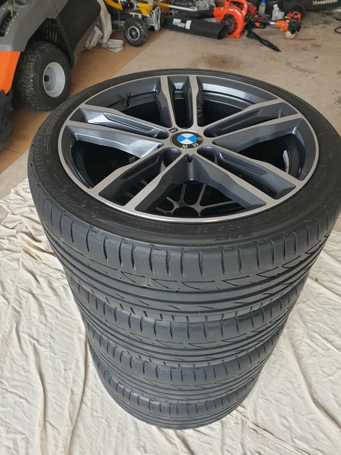 GENUINE BMW 19& 704M M SPORT ORBIT GREY ALLOYS w/ TYRES £1,395.00 ...