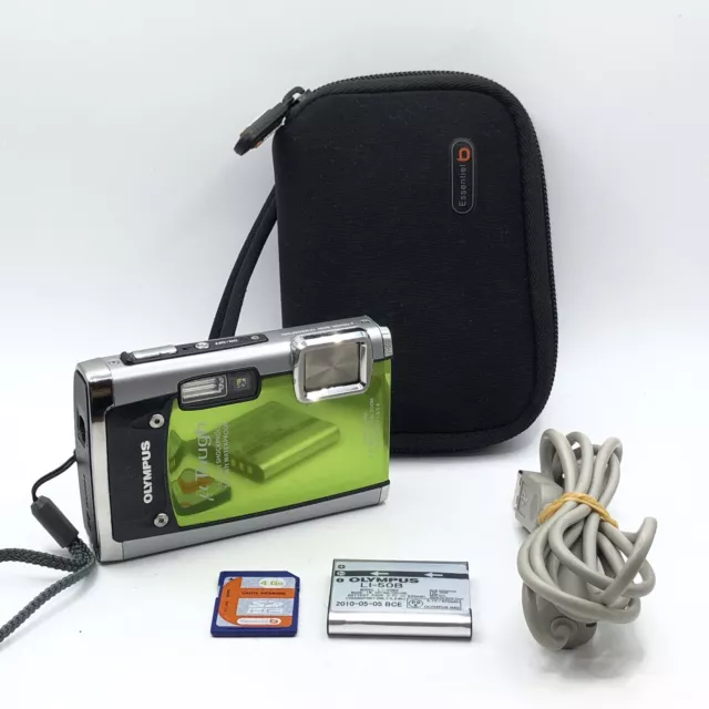 Olympus Stylus Tough 6020 14.0MP Digital Camera Only Green + Accessoires