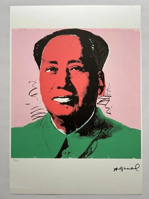ANDY WARHOL Lithograph "Mao" 51/125