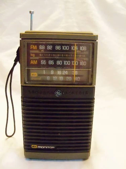VINTAGE GE AM/FM radio CB monitor model 7-2912A £108.78 - PicClick UK