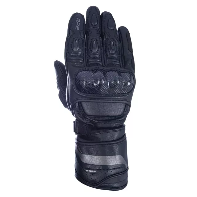 Oxford RP-2 2.0 SPORTS Pelle Guanti Moto Motocicletta Tech Nero Tutte le Taglie