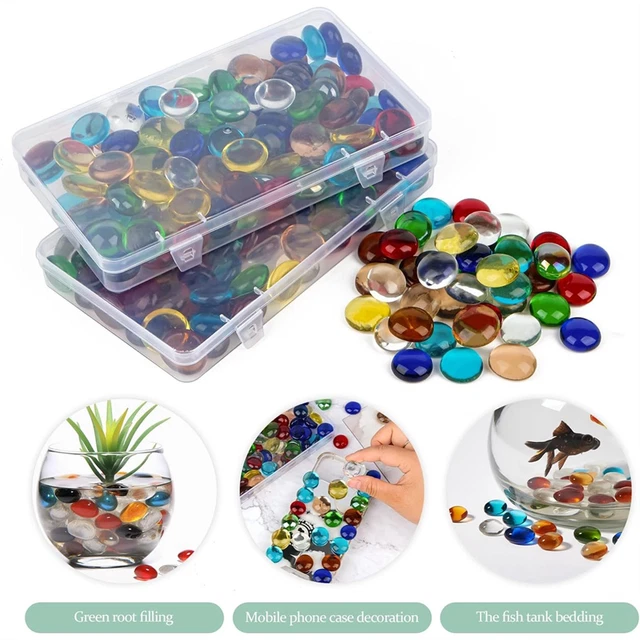 3D-Blumen-Nagelanhänger Set – 2 Boxen Mit Acrylblumen & Edelsteinen Für Nageldesign & Basteln