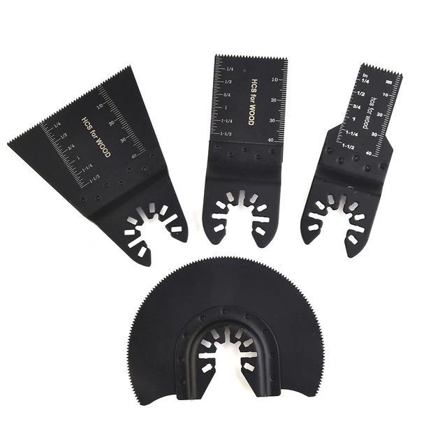 Master Qualsiasi Attività di Taglio con 4 Pz Lame Strumenti Oscillanti HCS per