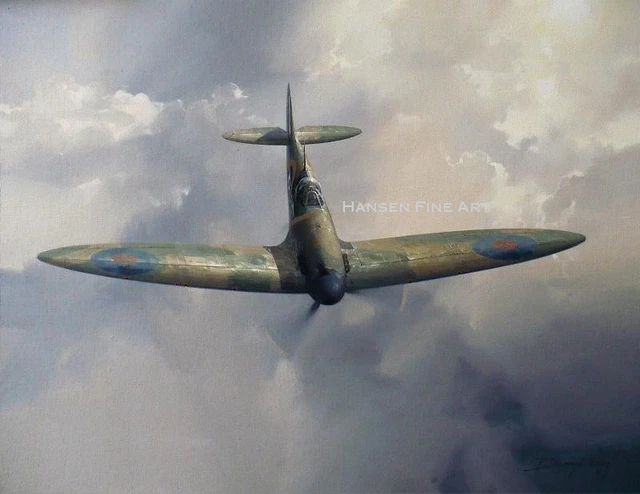 Supermarine Spitfire I Limited Edition Aviation Painting Art Print Darryl Legg
