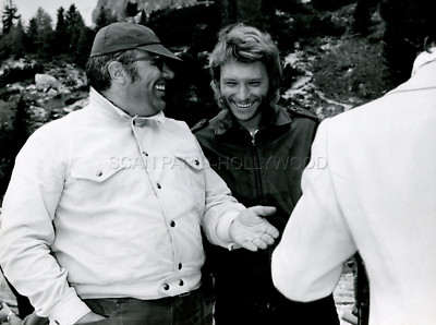 *Johnny Hallyday le spécialiste Sergio Corbucci Photo originale Kodak vintage 