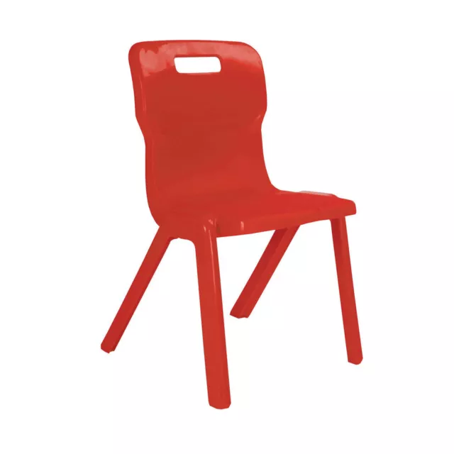 Titan One Piece Chair 260mm Red Pack of 10 KF78536